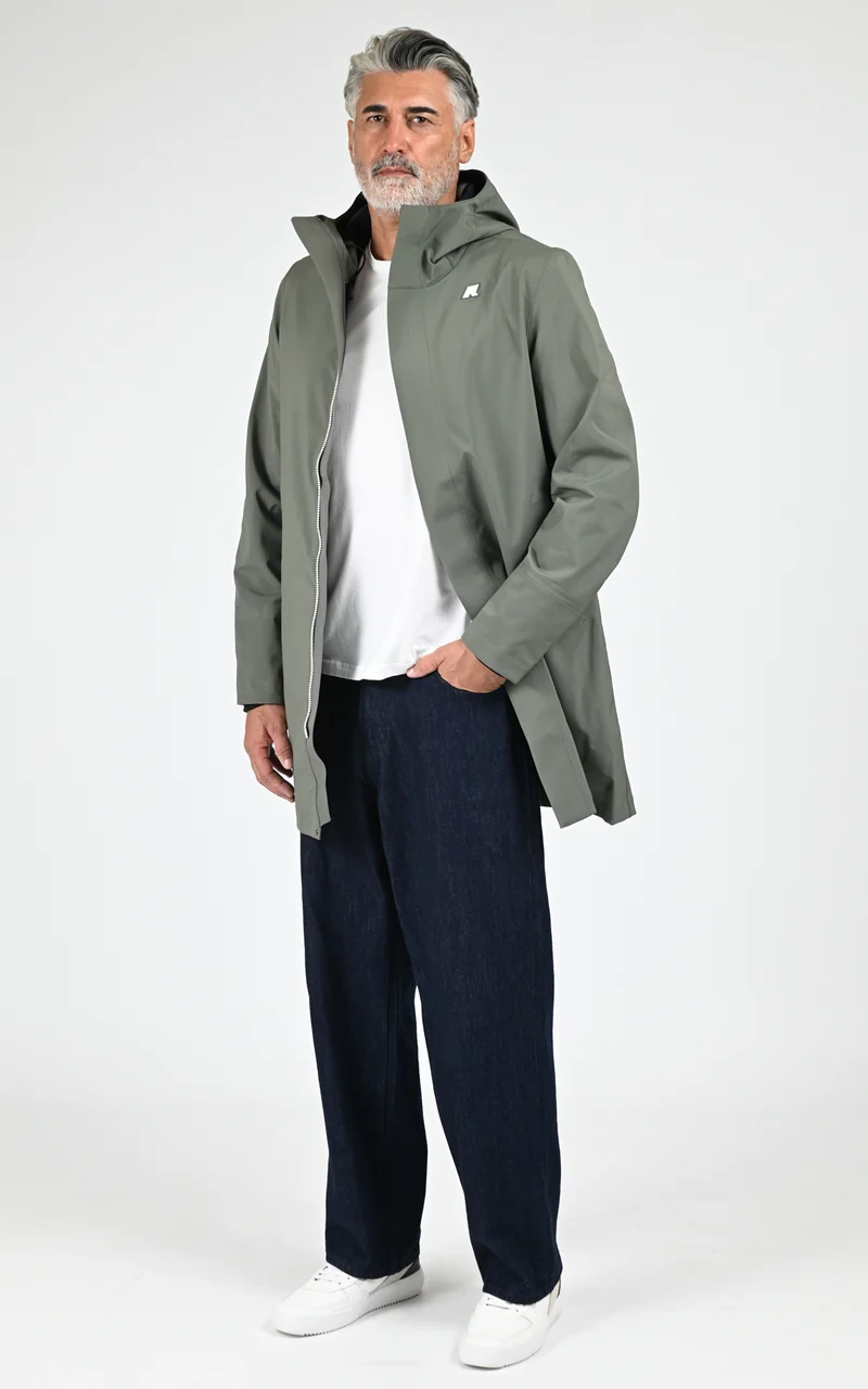Parka imperméable Thomas Bonded kaki