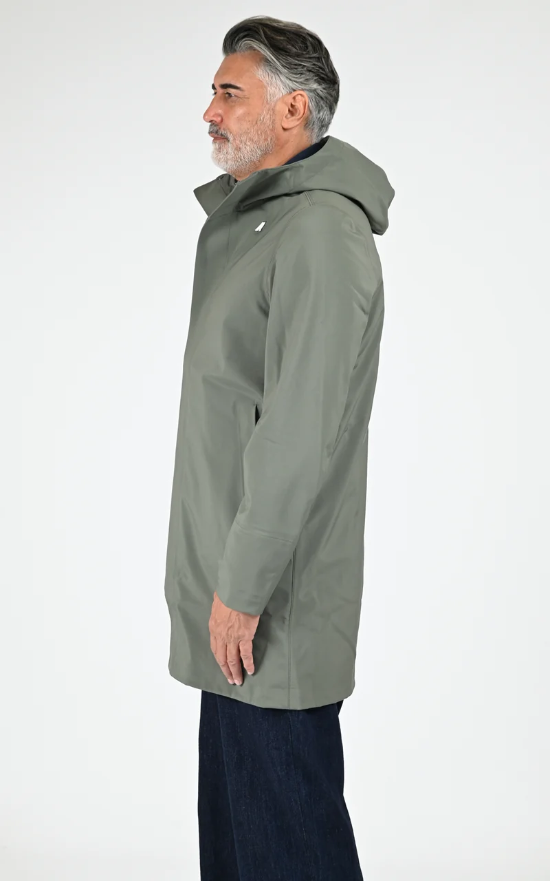 Parka imperméable Thomas Bonded kaki