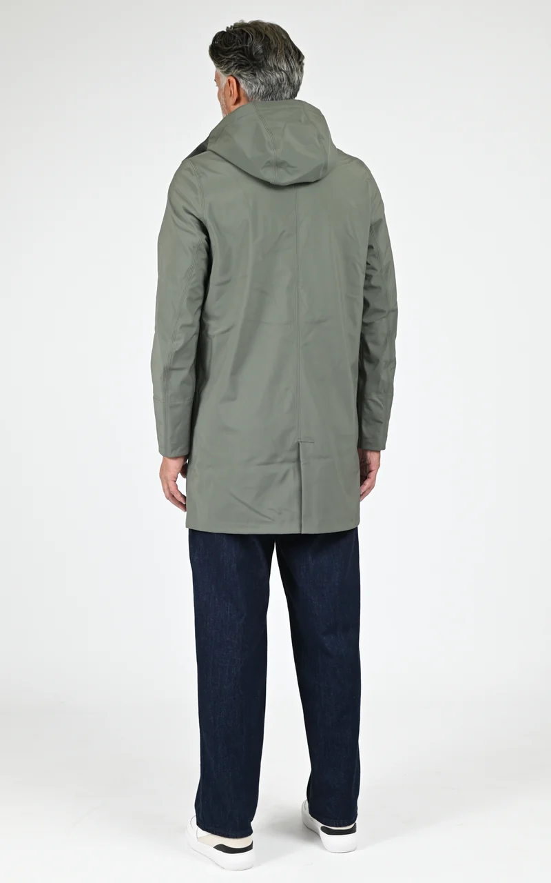 Parka imperméable Thomas Bonded kaki