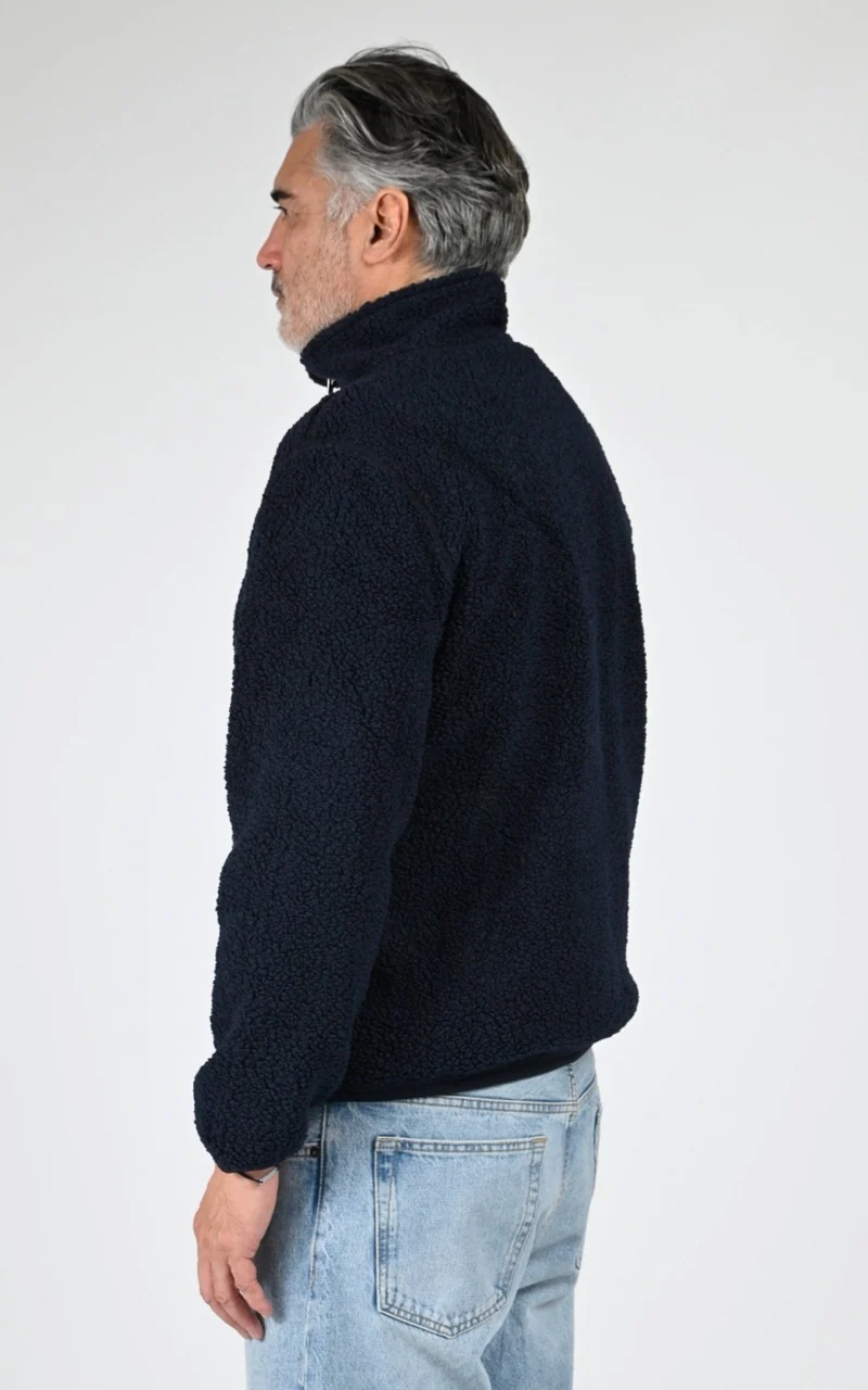 Veste polaire Pascal Sherpa bleu marine