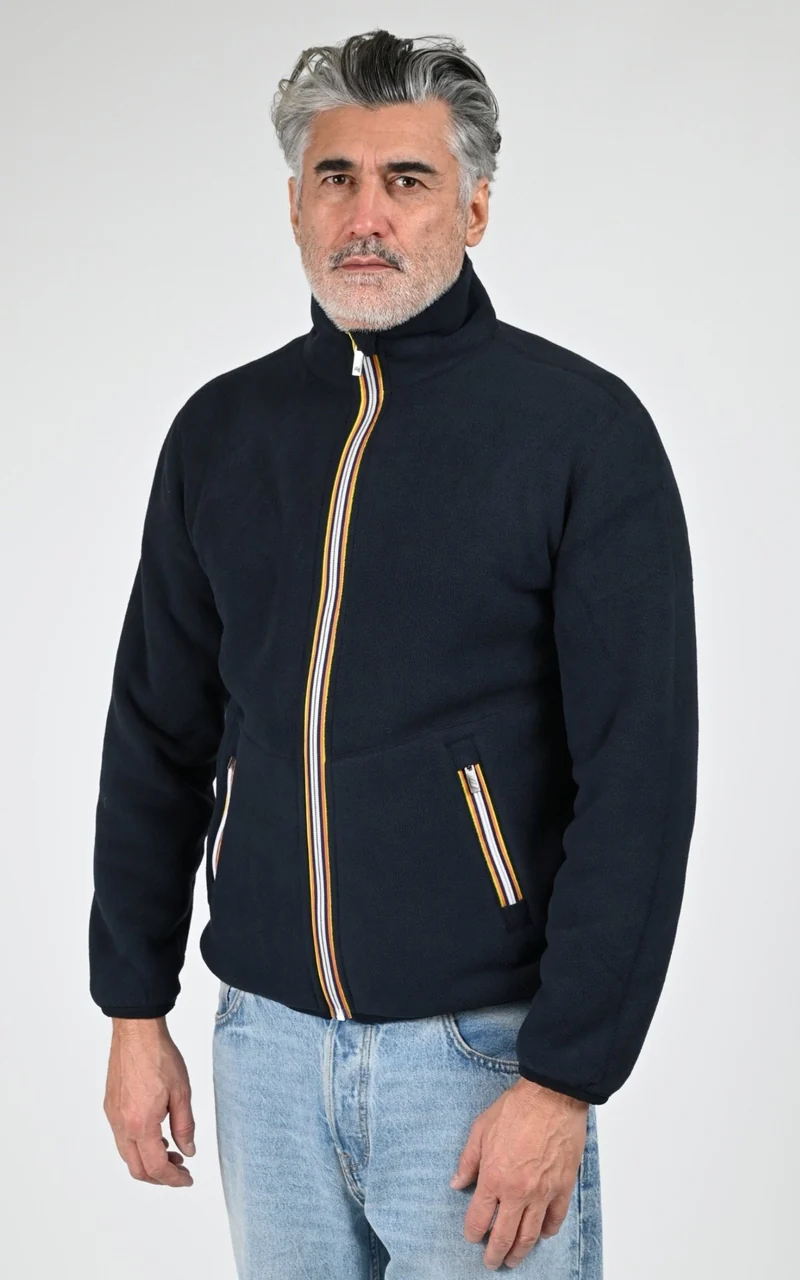 Veste polaire Pascal Sherpa bleu marine