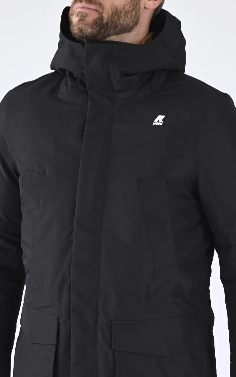 Parka chaude Joshua thermo bleu marine