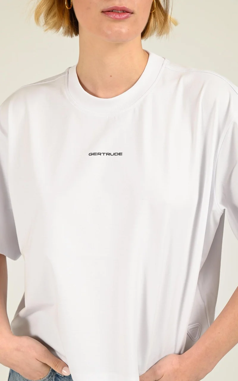 T-shirt ample Suzy blanc