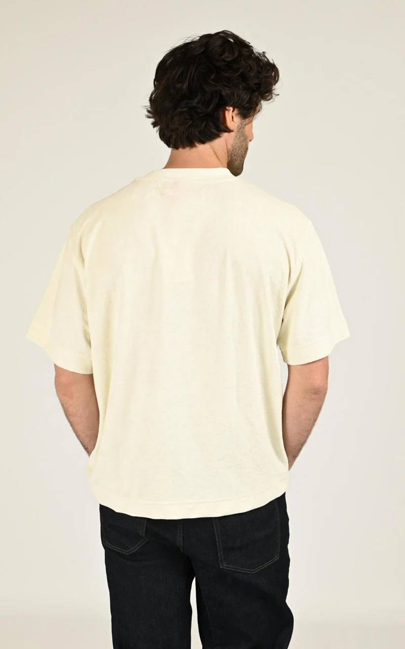T-shirt oversize éponge Toby crème