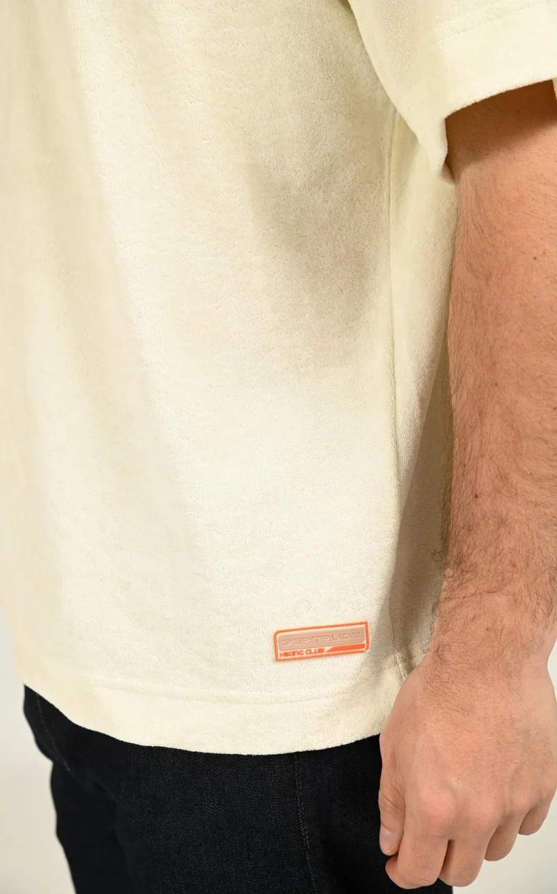 T-shirt oversize éponge Toby crème