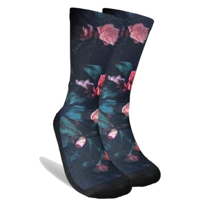 CHAUSSETTES ENDUR ROSES CREW
