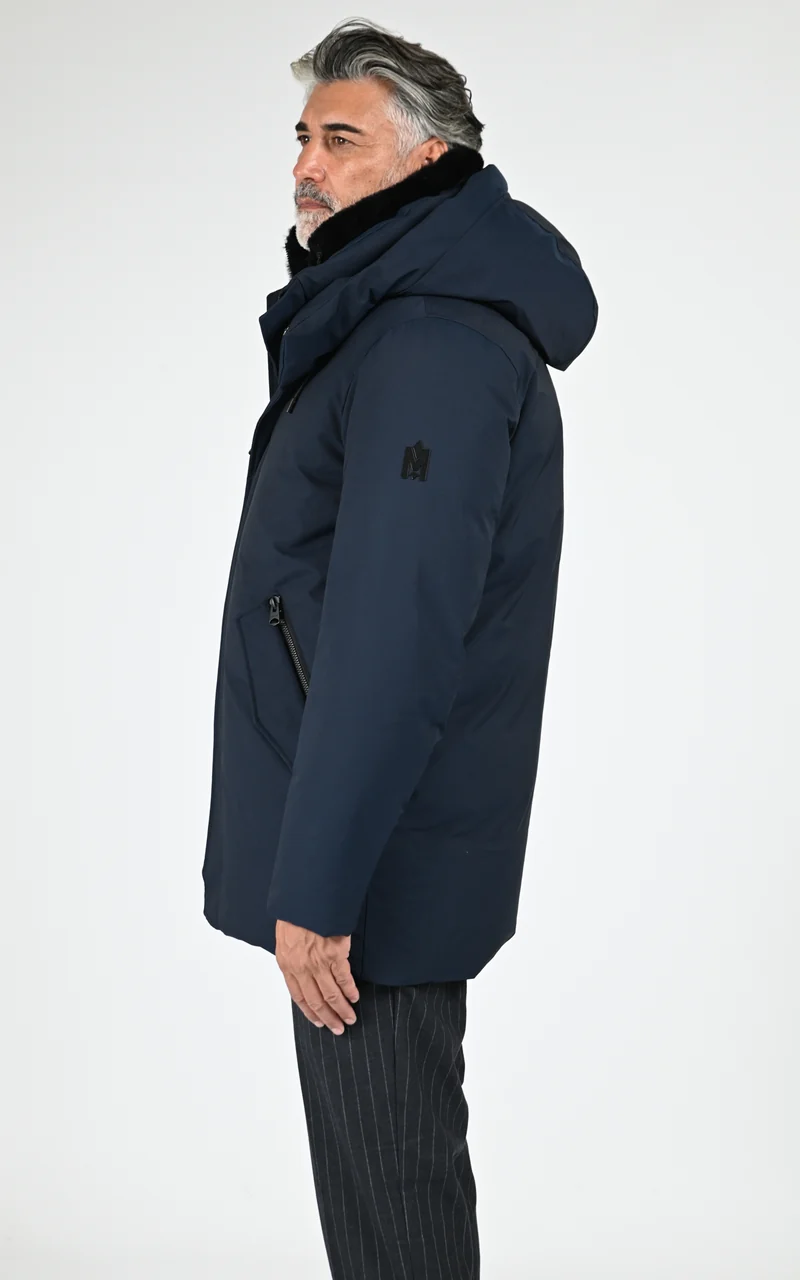 Parka mi-longue 2 en 1 Sullivan bleu marine