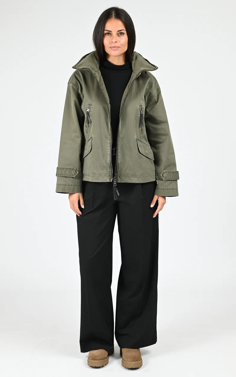 Veste toile army Mendes kaki