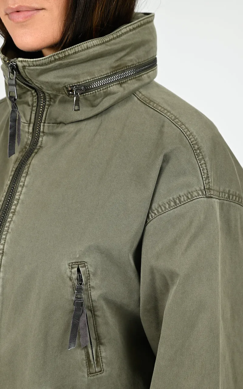 Veste toile army Mendes kaki