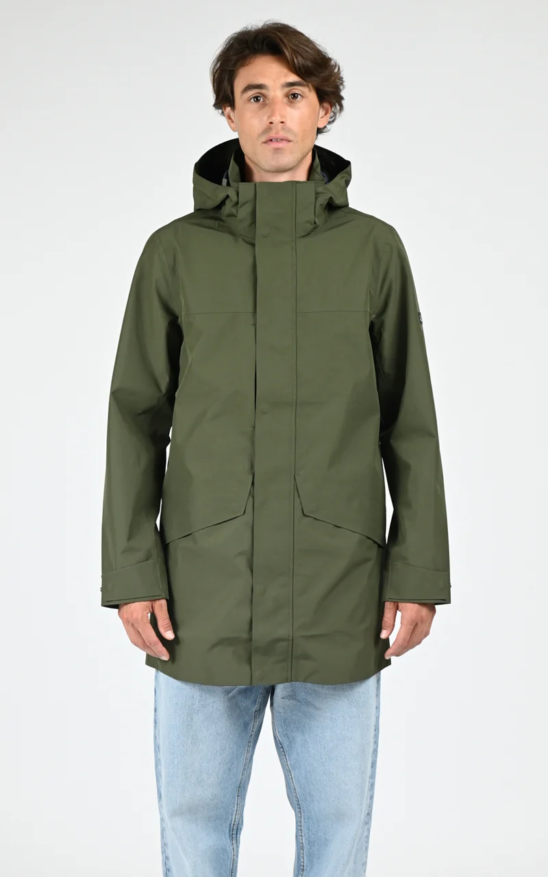 Parka longue GORE-TEX kaki