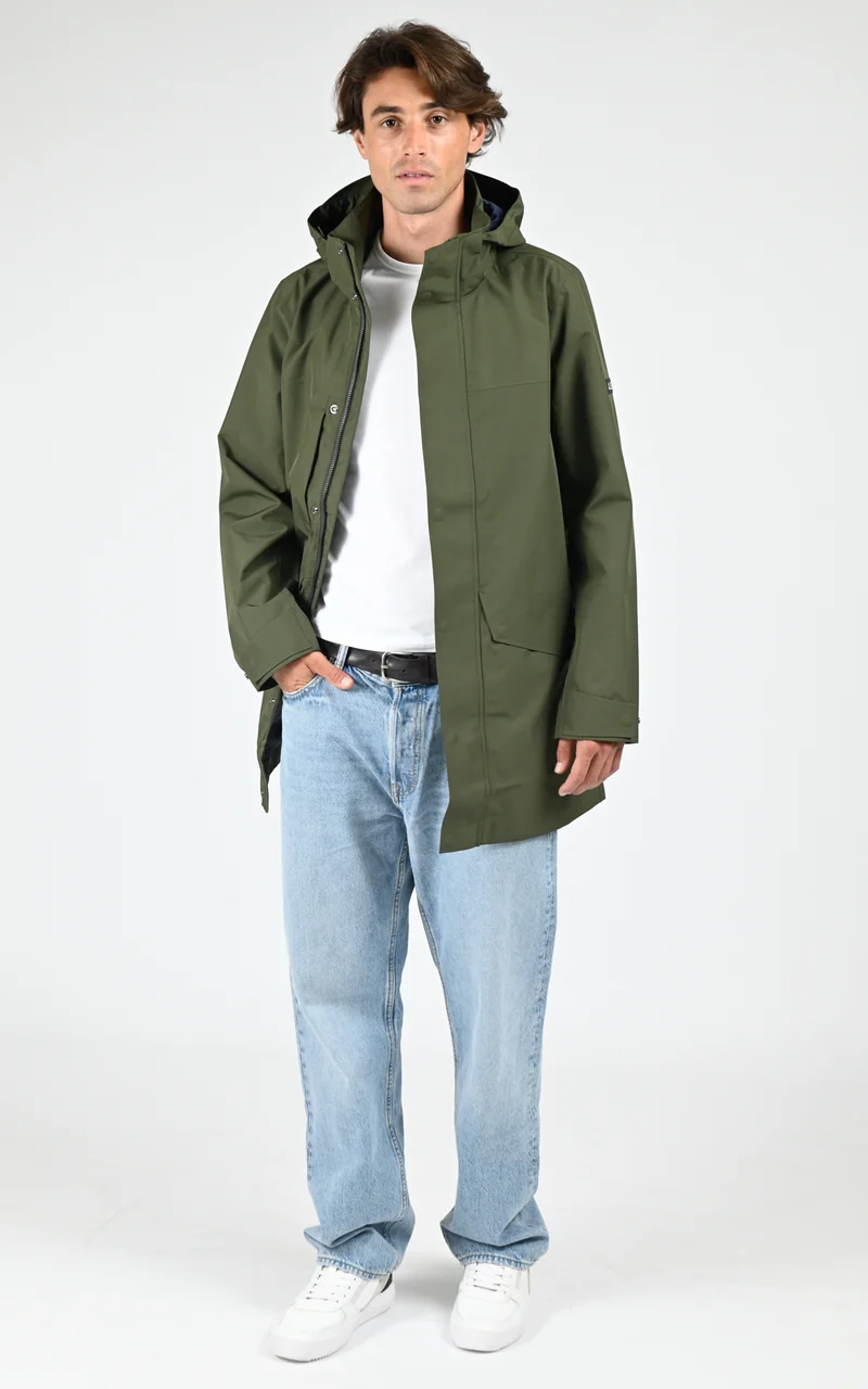 Parka longue GORE-TEX kaki