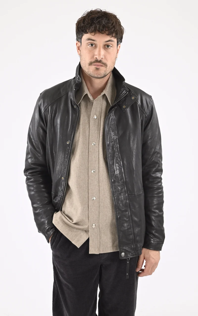 Veste cuir Cerro noir