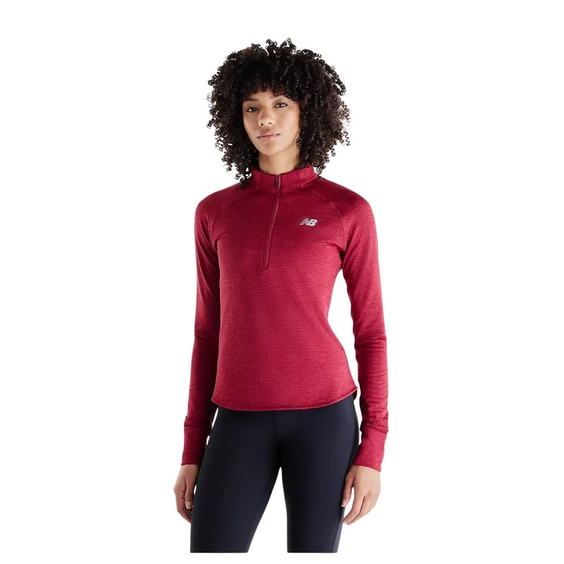 Women's Athletics Heat Grid 1/2 Zip Long Sleeve Top