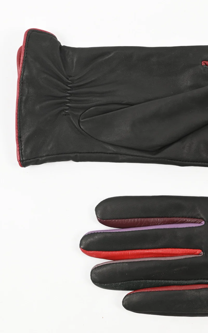 Gants agneau noir
