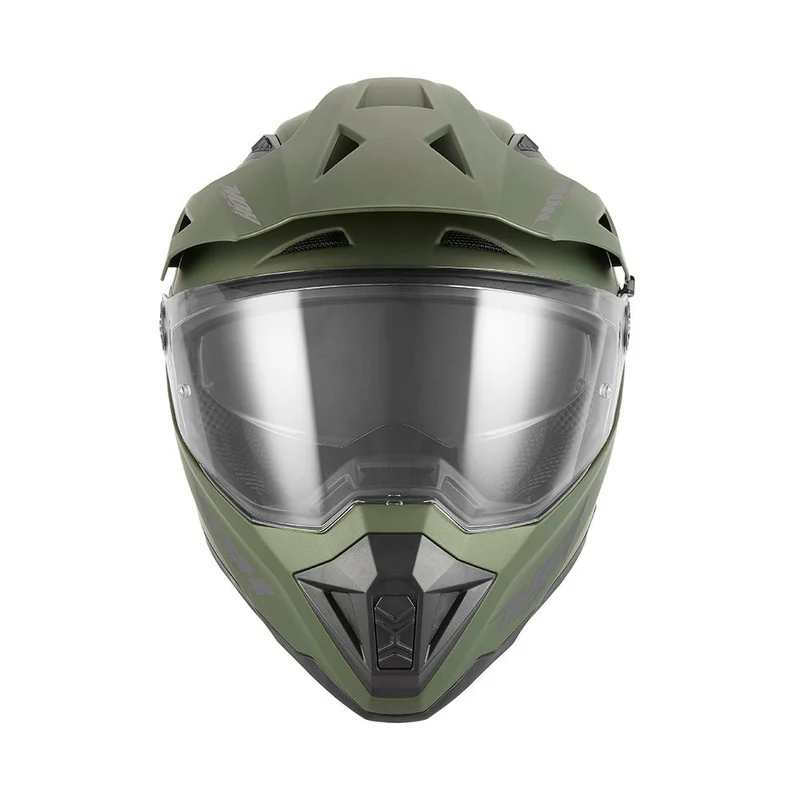 Casque Moto Trail N350 Kaki Mat | NOX