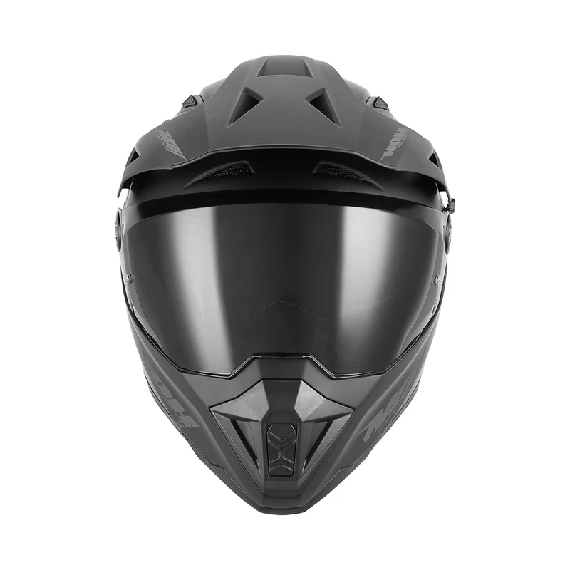 Casque Moto Trail N350 Noir Mat | NOX