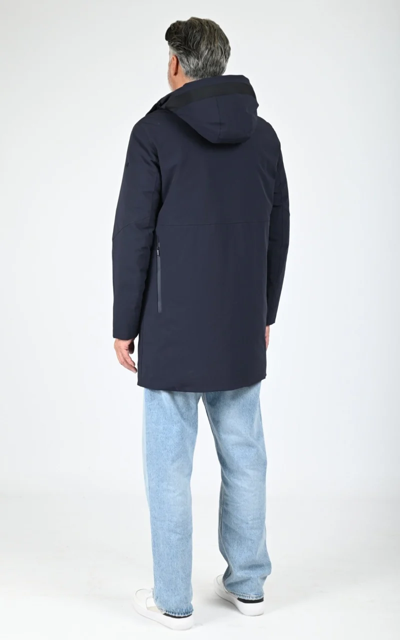 Parka bi-stretch Planet bleu marine
