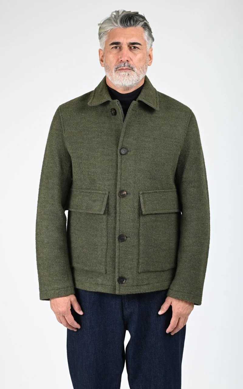 Veste laine Bullet kaki