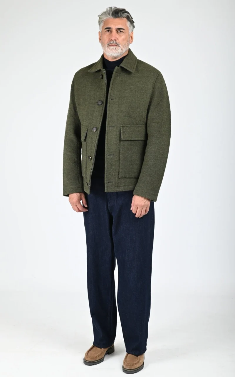 Veste laine Bullet kaki
