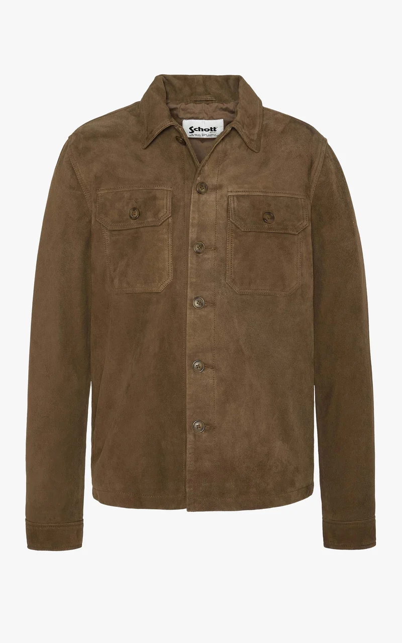 Veste daim LCBRONXS marron
