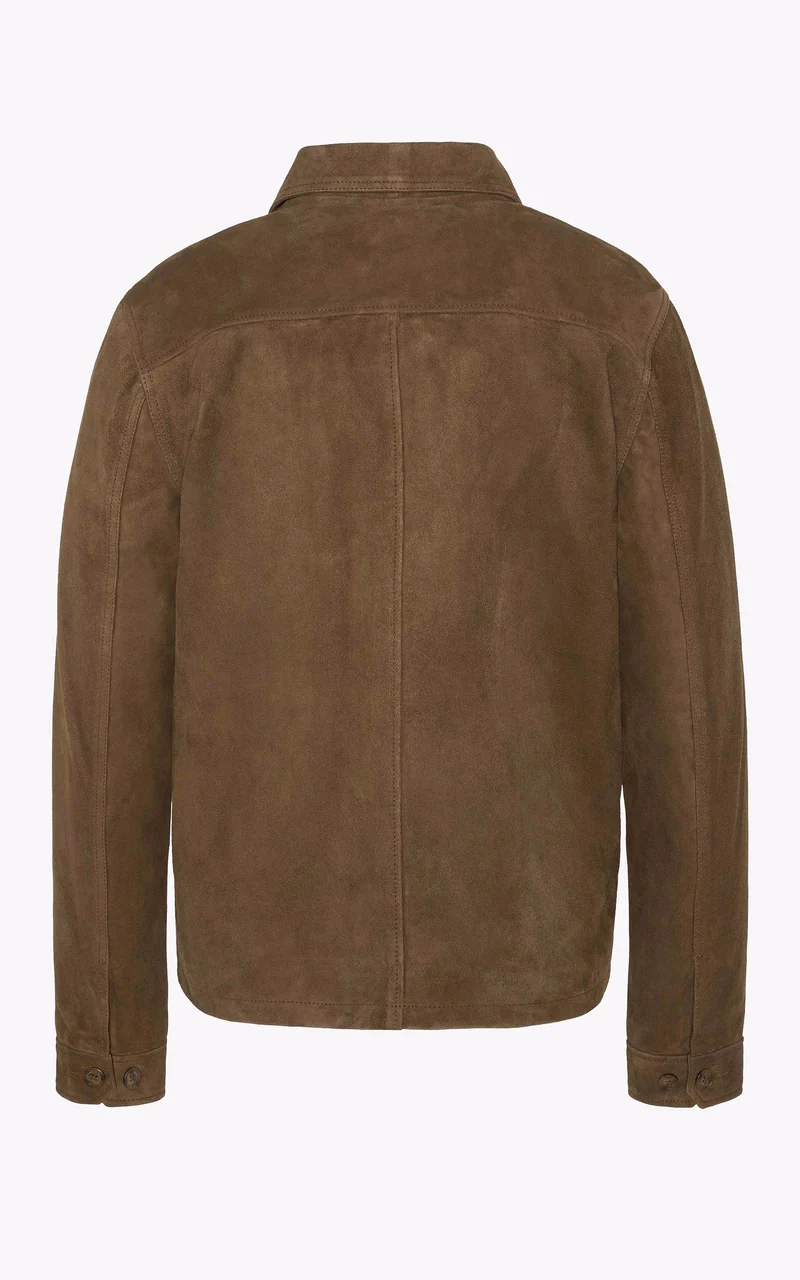 Veste daim LCBRONXS marron