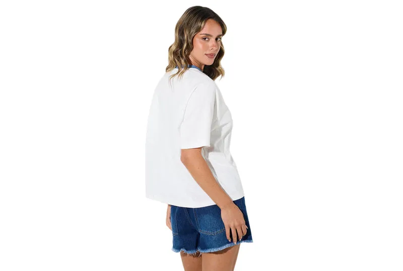 T-SHIRT RAGLAN POISSON