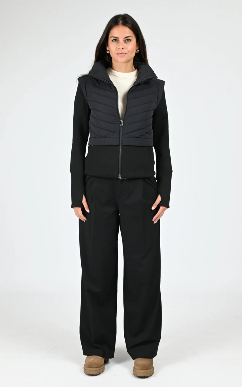 Veste ajustée en duvet Miriam noir