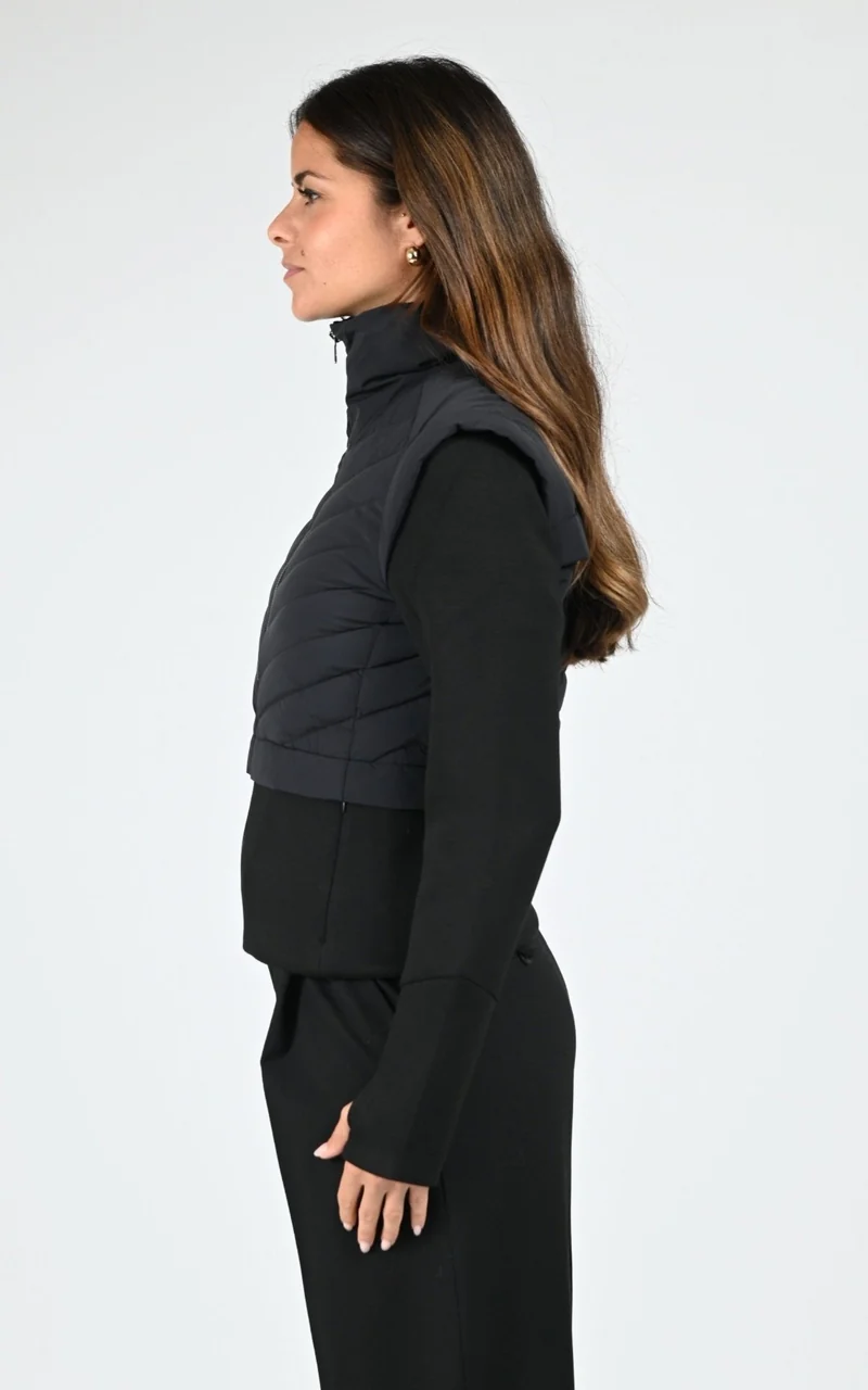 Veste ajustée en duvet Miriam noir
