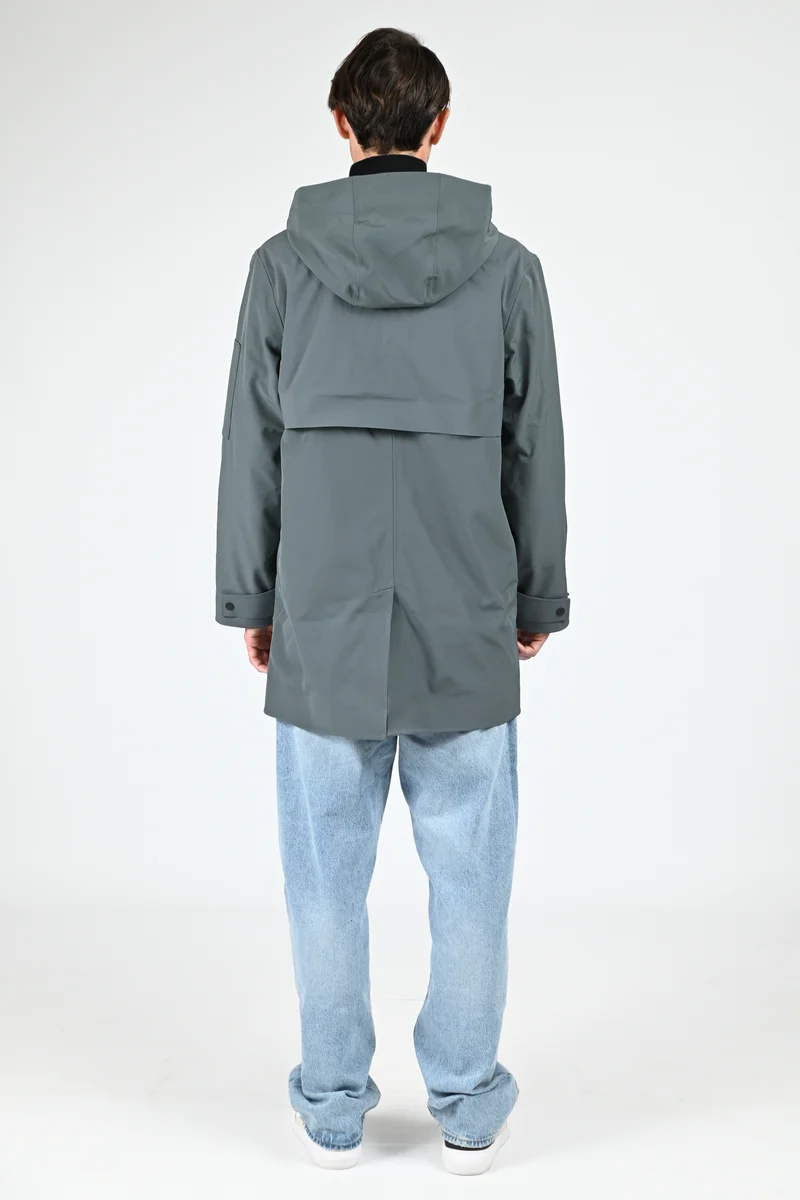 Parka longue mixte vert