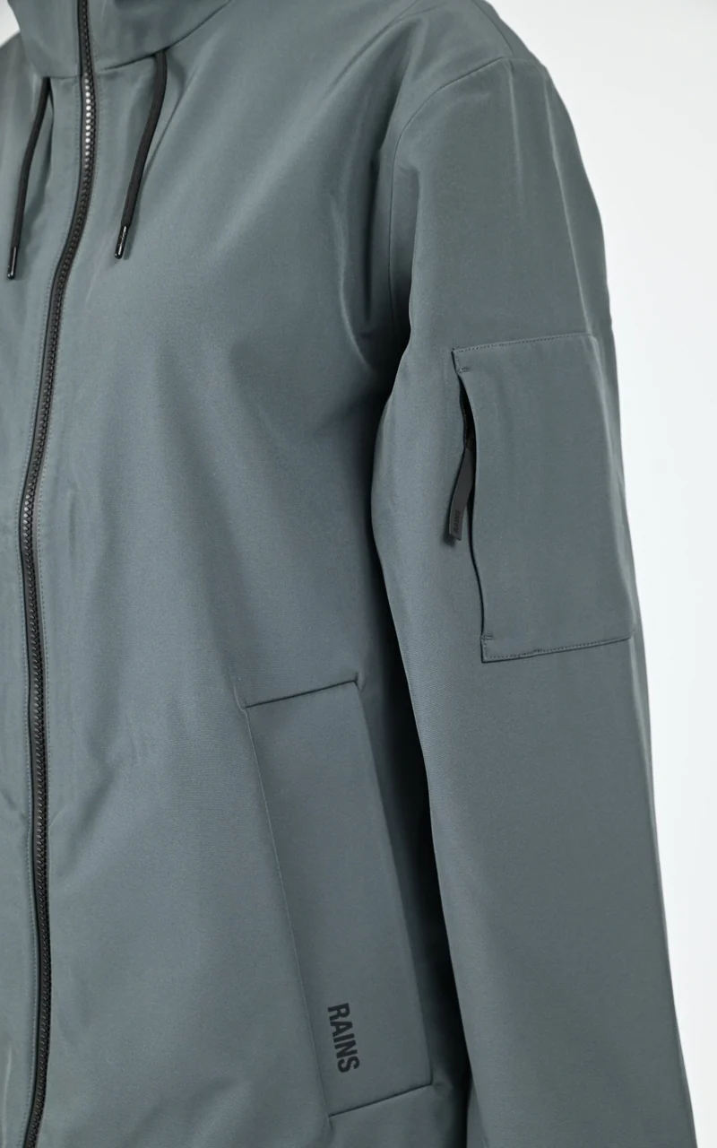 Parka longue mixte vert