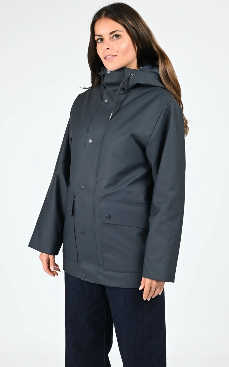Parka courte mixte Nome bleu marine