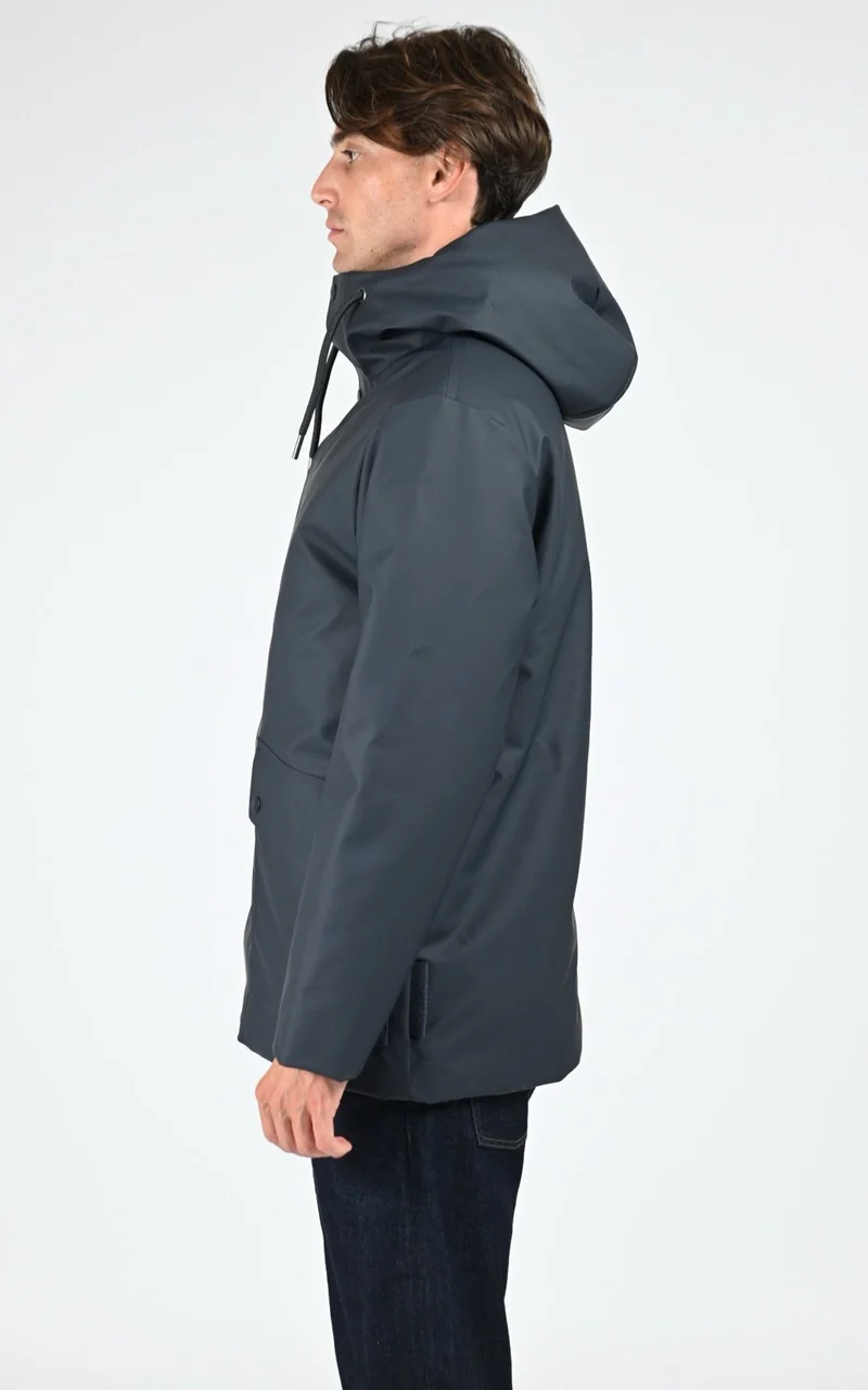 Parka courte mixte Nome bleu marine