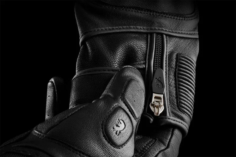 Gants Moto Cuir Homme Furygan JAMES D3O® EVO 2 Noir | Été