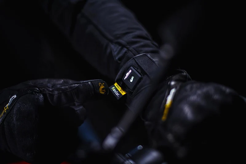 Gants Moto Cuir Homme Furygan HEAT X KEVLAR® Noir | Hiver