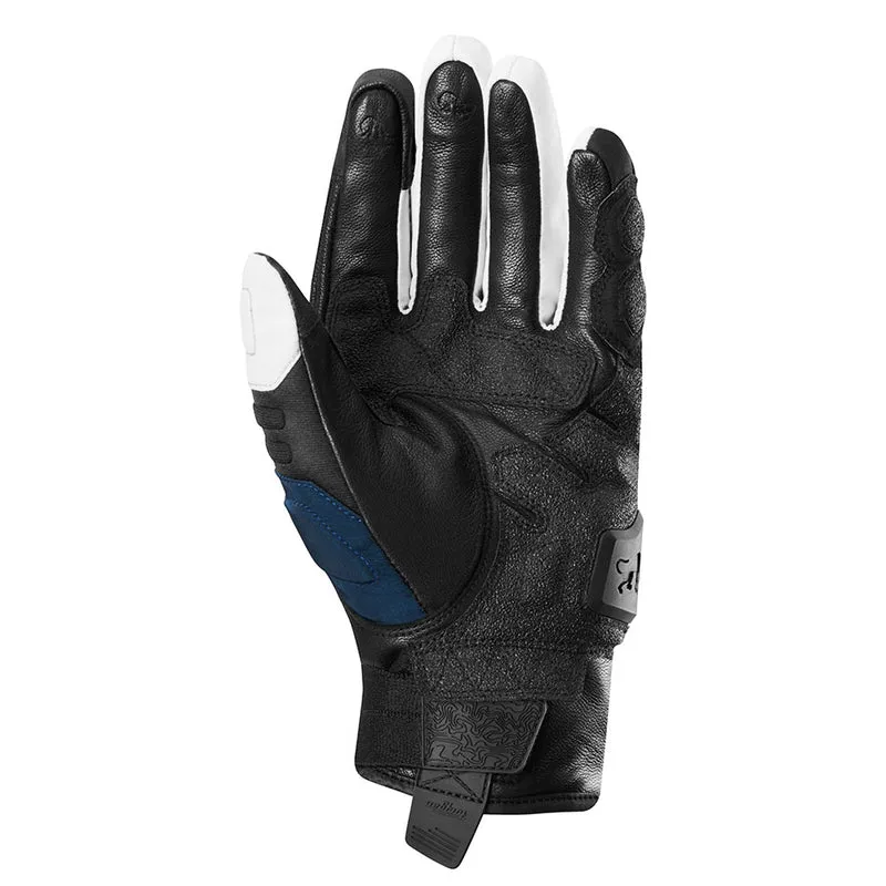 Gants Moto Cuir Homme Furygan BALMAZ ALL SEASONS Noir-Bleu-Pearl