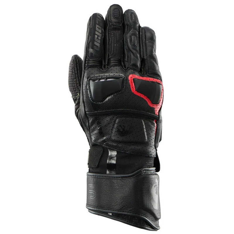 Gants Moto Cuir Homme Furygan STYG15 VENTED Noir-Blanc-Jaune Noir-Blanc-Jaune | Racing