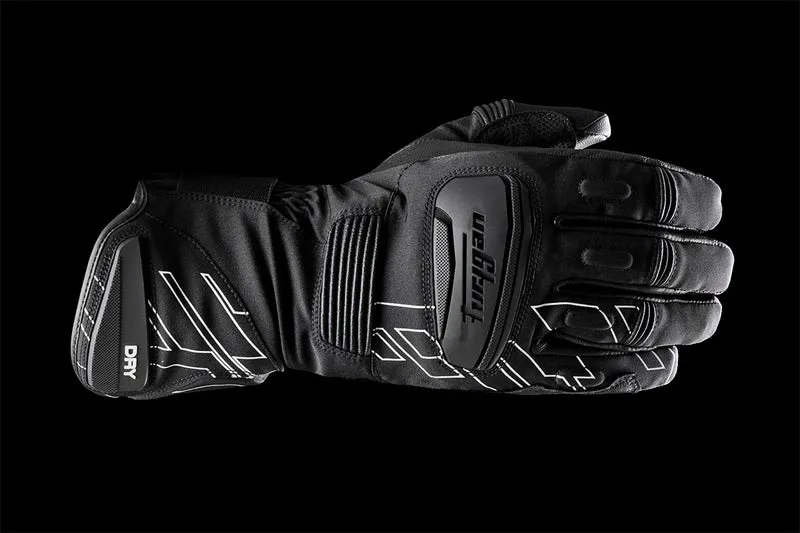 Gants Moto Cuir Homme Furygan STARKER D3O® PRIMALOFT® 37.5® Noir-Pearl | Hiver