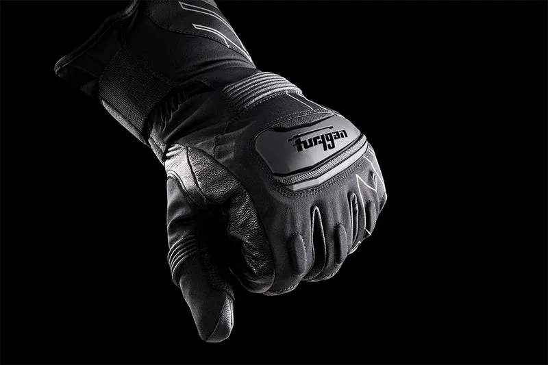 Gants Moto Cuir Homme Furygan STARKER D3O® PRIMALOFT® 37.5® Noir-Pearl | Hiver