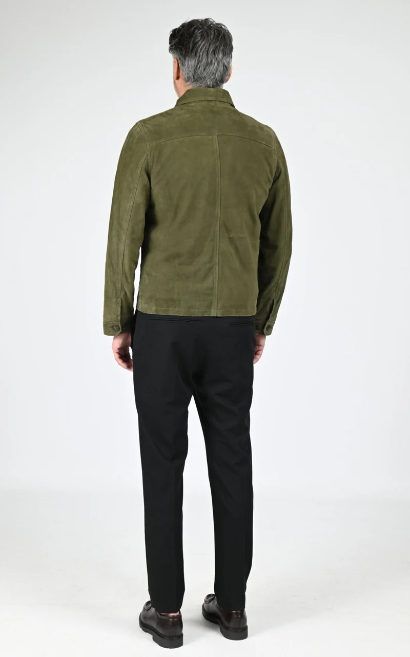 Veste daim LCBRONXS kaki