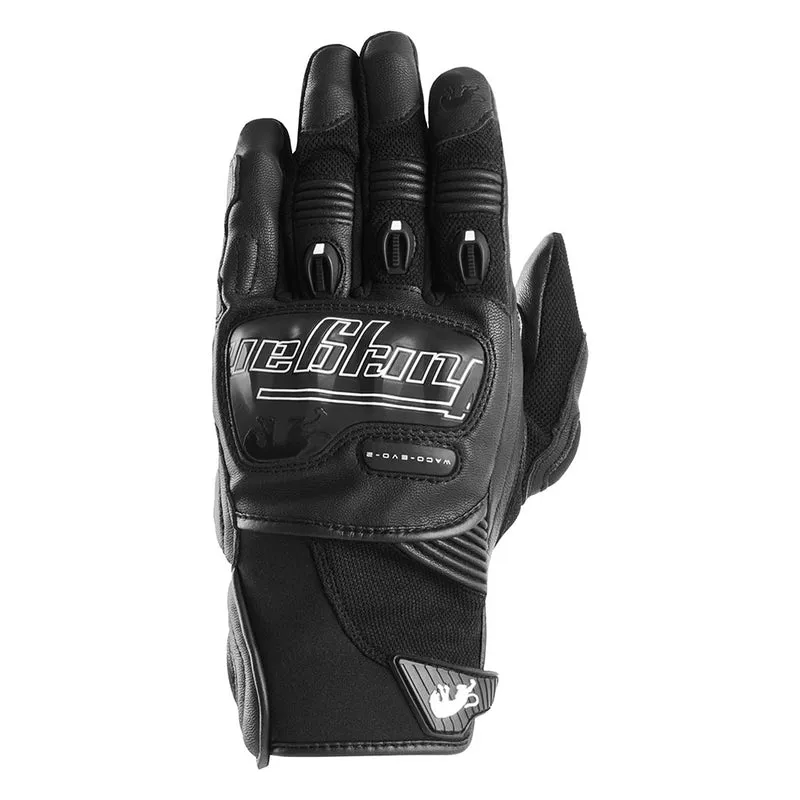 Gants Moto Cuir Homme Furygan WACO EVO 2 Noir-Blanc | Été