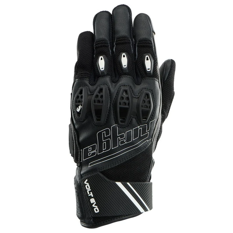 Gants Moto Cuir Homme Furygan VOLT EVO Noir-Blanc | Été
