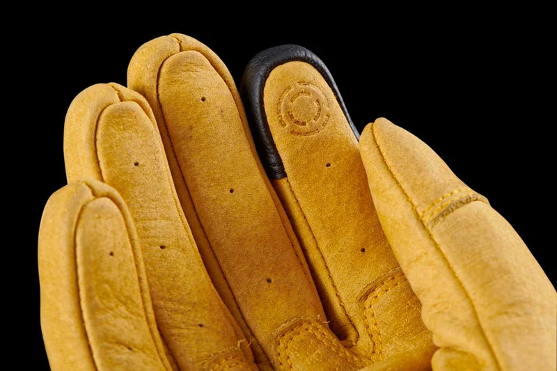Gants Moto Cuir Femme Furygan TD VINTAGE LADY D3O® Sahara | Été