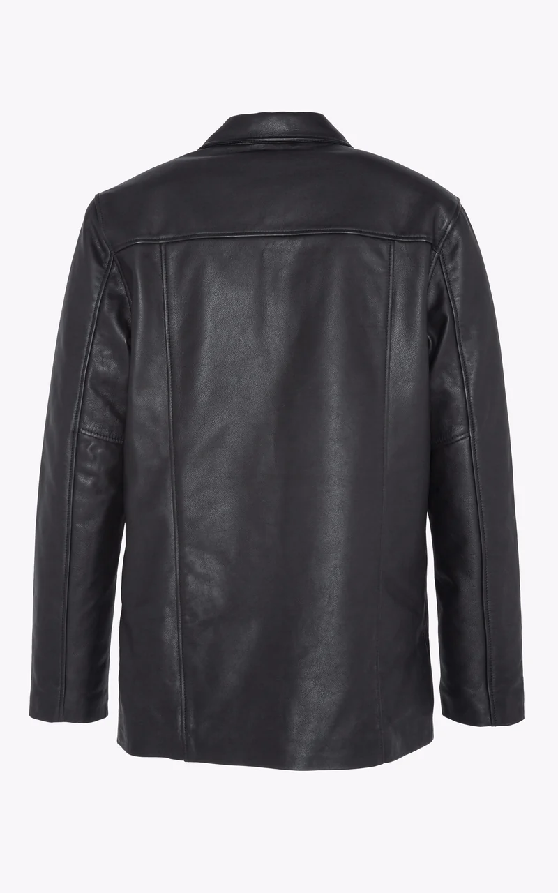 Veste cuir LCMAINE2 noir