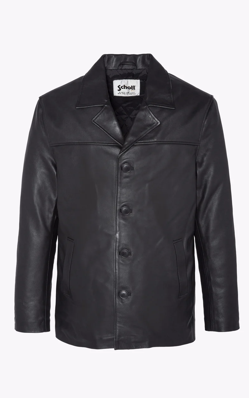 Veste cuir LCMAINE2 noir