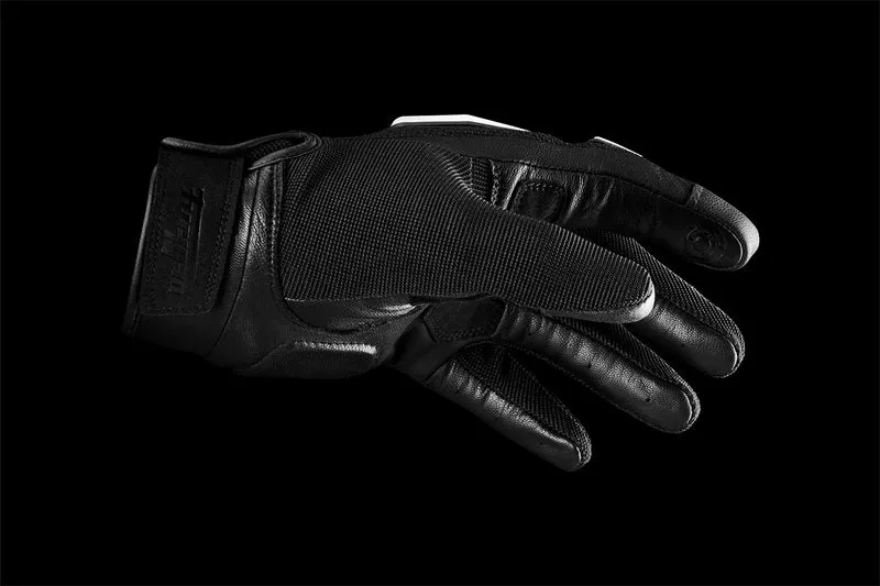 Gants Moto Cuir Homme Furygan SHADE Noir-Blanc | Été