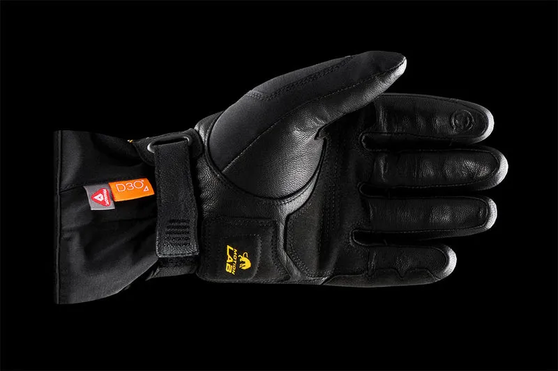 Gants Moto Cuir Femme Furygan OSLO D3O® PRIMALOFT® LADY Noir-Or | Hiver