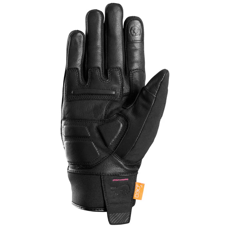 Gants Moto Femme Furygan JET LADY ALL SEASONS D3O® EVO Noir-Rose
