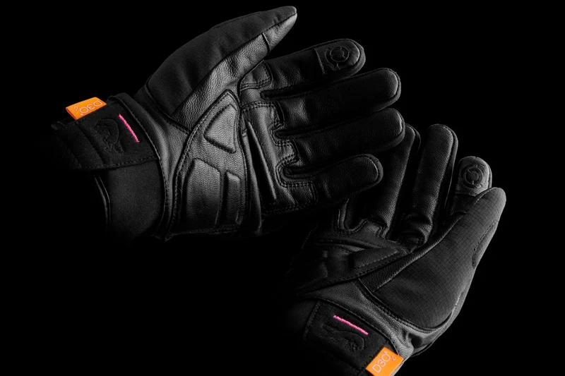 Gants Moto Femme Furygan JET LADY ALL SEASONS D3O® EVO Noir-Rose