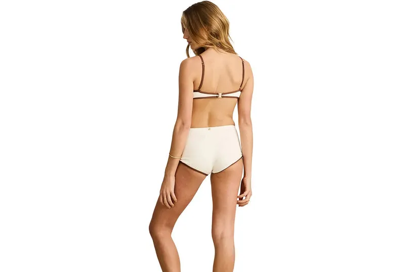 Haut de bikini triangle Lily Rib Contrast Slide