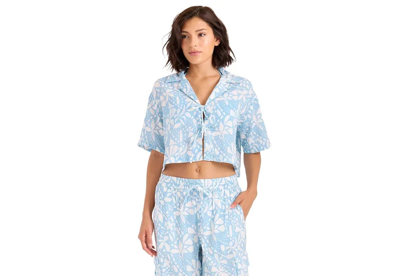 CHEMISE COURTE NOUÉE
